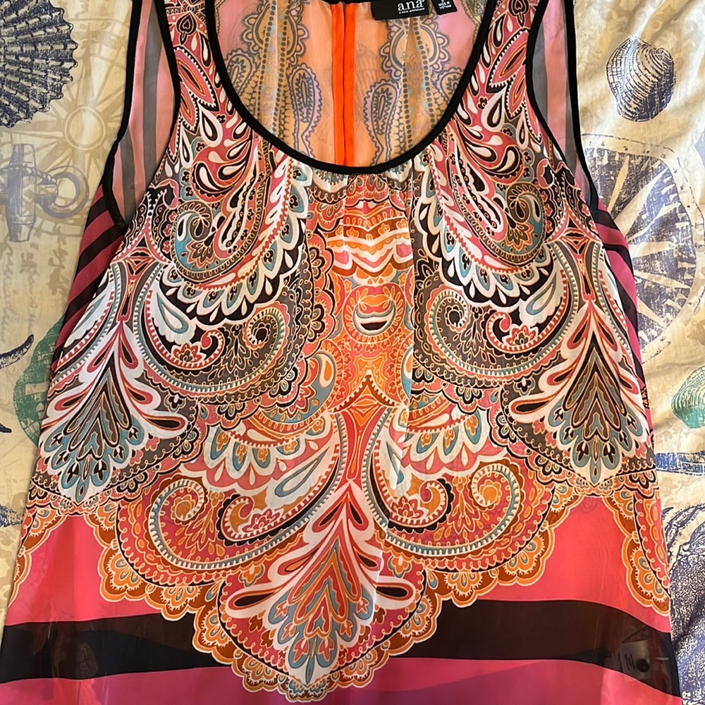 Bright Summer Black Blouse